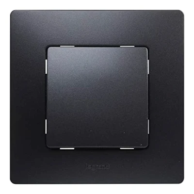 Imagen de Legrand 396491 NL Pulsador Monobloc, Negro, Individual