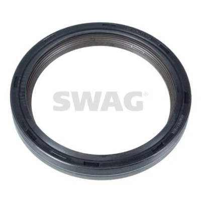 Imagen de SWAG 20 10 9474 Reten del Cigueñal con manguito de montaje frontal PTFE (Politetrafluoroetileno), AEM (elastómero acrílico etileno) BMW: 3 Berlina