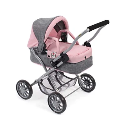 Imagen de Bayer Chic Cochecito de muñeca, Color Gris Rosa (555), 2 a 5 años.