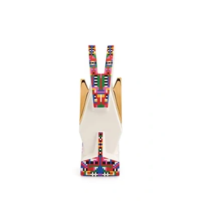 Imagen de Alessi Burro ESA05 5 Figura para Belén en Porcelana con Calcas Aplicadas a Mano y Detalles Oro de 24 Quilates, Multicolor