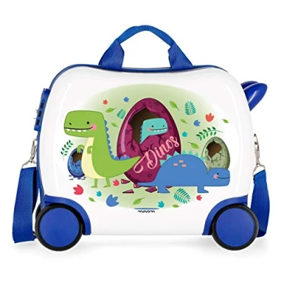 Imagen de Movom Happy Time Maleta Infantil Multicolor 41x34x20 cms Rígida ABS Cierre combinación 25L 2Kgs 4 Ruedas Equipaje de Mano