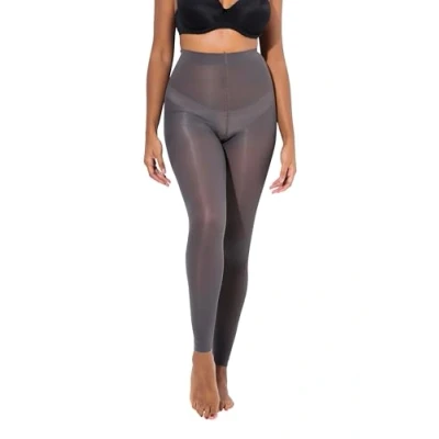 Imagen de Ulla Popken Strumpf Leggings, 60 Den, Flache Nähte Mallas 60D, Gris Oscuro, 56 58 Mujeres