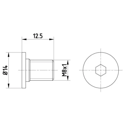 Imagen de HELLA 8DZ 355 209 021 Tornillo, disco de freno MERCEDES BENZ: Clase V, C Berlina, CLS Coupé
