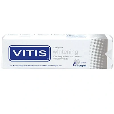 Imagen de Vitis whitening blanqueamiento pasta de dientes 100ml, Envase 2 (2x 100ml)