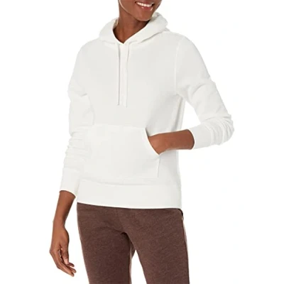 Imagen de Amazon Essentials Sudadera de Felpa Francesa con Capucha (Disponible en Tallas Grandes) Mujer, Blanco, XXL