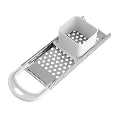 Imagen de Rallador de Spätzle blanco, prensa acero inoxidable, para los deliciosos Spätzle, eficiente Spätzlemacher