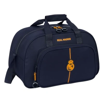 Imagen de Safta REAL MADRID 2ª EQUIPACIÓN 24/25 Bolsa de Deporte, Mochila, Ideal para Niños Diferentes Edades, Cómoda y Versátil, Calidad Resistencia, 40x23x24 cm, Color Azul Marino