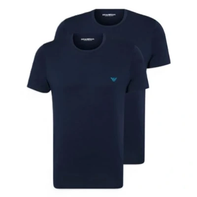 Imagen de Emporio Armani CREW NECK 2 PACK Camiseta interior, Hombre, Talla: XL, Blu