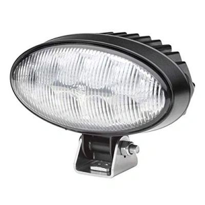 Imagen de HELLA LED Faro de trabajo Oval 90 Gen. II 24V / 12V 5000lm montaje exterior/atornillado Abrazadera giratoria Iluminación campo cercano 1GB 996 486 001