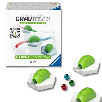 Imagen de Ravensburger GraviTrax Color Swap, Accesorio para Pista de Canicas, Juego Innovador y Educativo STEM, Niños 8+ Años Adultos, Compatible con Starter Set