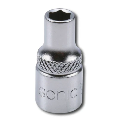Imagen de SONIC 21508 Piezas insertables de llave cubo 1/4 Hexágono interior DIN 3120 , 3124 8 mm Acero cromo vanadio
