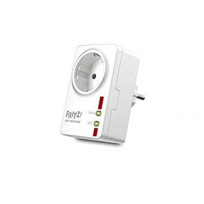 Imagen de AVM Fritz!DECT 100 de Repetidor Red (230 V / 50 Hz, 1.2W, DECT), Color Blanco (edición Alemana)