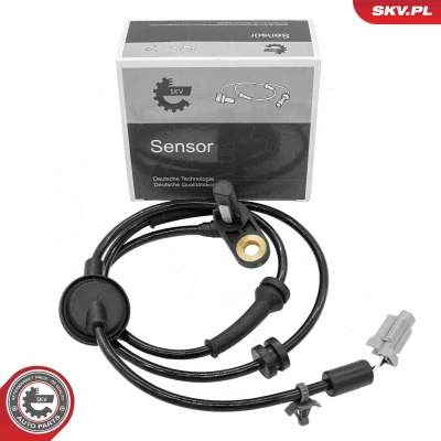Imagen de ESEN SKV 06SKV591 Sensor de ABS Eje delantero, derecha 2polos 845mm oval NISSAN: Almera II Hatchback