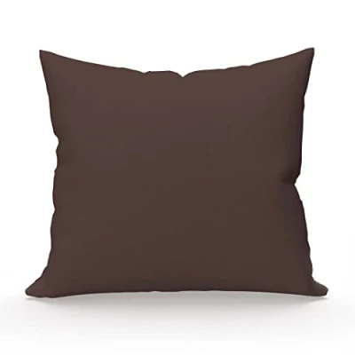 Imagen de Soleil d&#039;ocre Funda de almohada algodón 57 hilos, Marrón, 63 x cm