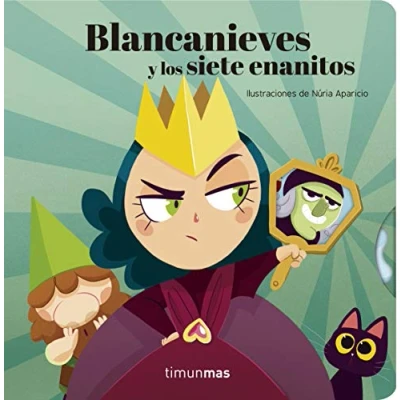 Imagen de Blancanieves y los siete enanitos. Cuento con mecanismos: Ilustraciones de Núria Aparicio (Cuentos clásicos mecanismos)