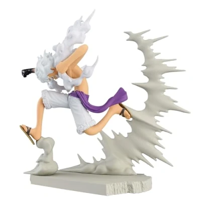 Imagen de Banpresto BP89377P Figura de Accion Monkey D. Luffy Gear5 One Piece, Senkozekkei, 7 cm, Multicolor