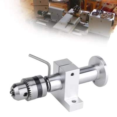 Imagen de mini Tornos torno Contrapunto Giratorio para máquina de herramienta eléctrica rotación carpintería bricolaje