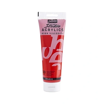 Imagen de Pébéo Acrílico Fine Studio Pintura acrílica Rojo Cadmio Imitación 250 ml