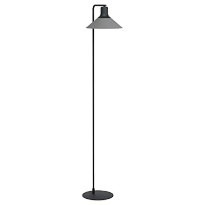 Imagen de Eglo lámpara de pie Abreosa, 1 llama, metal en negro, gris, salón, con interruptor paso, E27