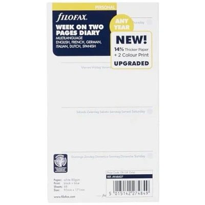 Imagen de Filofax Agenda semanal con vista