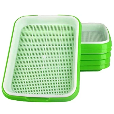 Imagen de Fuuner 6Pcs bandejas de germinación Semillas, Bandeja Germen Efecto Invernadero propagador Semillas hidropónica, para jardín