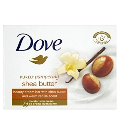 Imagen de Dove Purely pampering Jabón para (6 unidades, manteca de karité, 100 g)