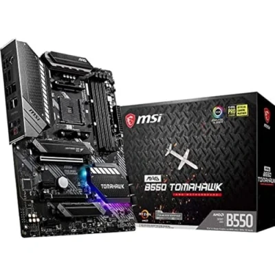 Imagen de MSI MAG B550 TOMAHAWK Placa Base Arsenal Gaming (AMD AM4 DDR4 M.2 USB 3.2 Gen 2 HDMI ATX), AMD Ryzen 5000 Series processors