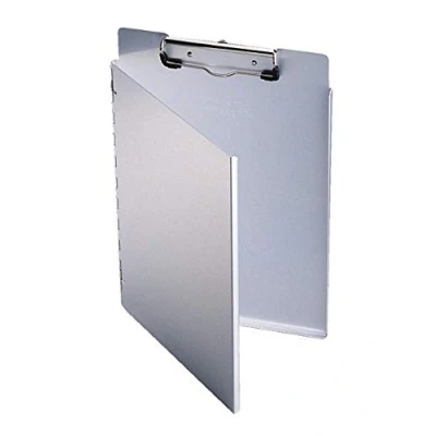 Imagen de Durable 339123 Portapapeles de aluminio A4L, plateado, con clip resorte 230 x 325 9 mm