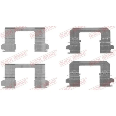 Imagen de QUICK BRAKE 109 1736 Kit de accesorios, pastillas frenos NISSAN: Qashqai / Qashqai+2 I, X Trail, RENAULT: ESPACE 4 norauto, oscaro, mister auto
