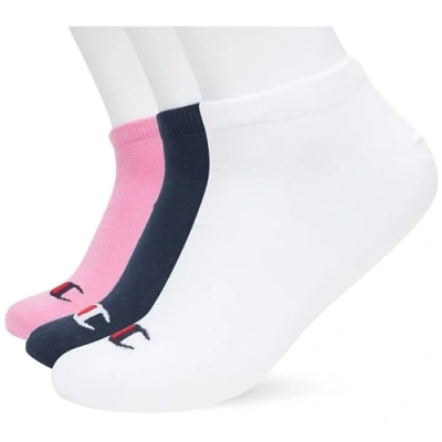 Imagen de Champion Socks Basics 3pk Sneaker Socks, Calcetines Unisex adulto, Rosa (Fucsia), 43 46