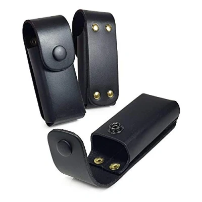 Imagen de TUFF LUV Genuine Leather Case Sheath Pouch for Leatherman Rebar/Sidekick/Wingman WP400 Black