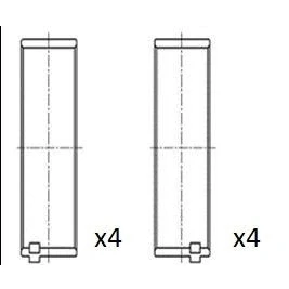 Imagen de Cojinete de biela FAI AutoParts BB2053 025