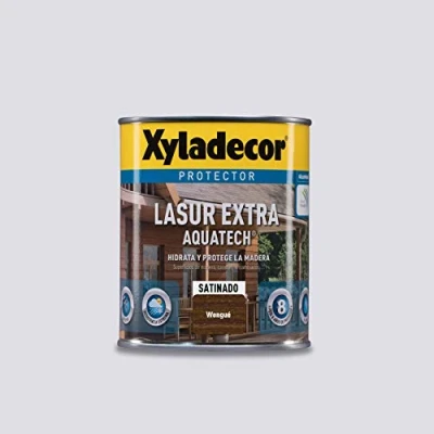 Imagen de Xyladecor 250 Lasur Extra Satinado Aquatech, Para madera Wengué, 750 ml