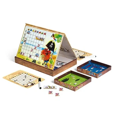 Imagen de Janod Batalla Naval Piratas Juego de Mesa Hundir la Flota Desde 5 Años, J02835