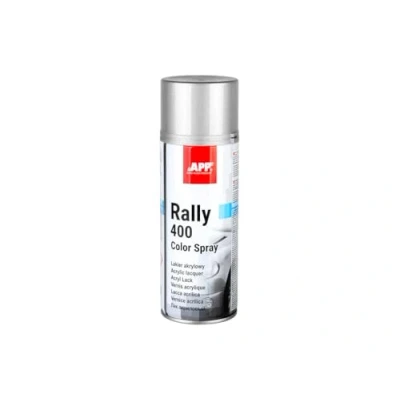 Imagen de APP Rally 400 Color spray Pintura gris plata brillante para llantas de coche, madera, metal todo tipo superficies, alta cobertura ml