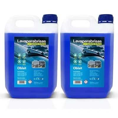 Imagen de Oblait Liquido Lavaparabrisas Anti Lluvia 5 Litros, Limpiaparabrisas Repelente de Protección 5grados