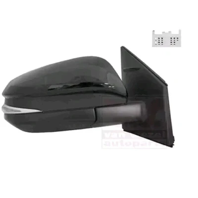 Imagen de espejo retrovisor Van Wezel 5473818 derecha rebarnizable completo, convexo, para ajuste elect. espejo, abatible eléctricamente, calefactable