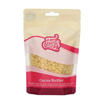 Imagen de FunCakes Gotas Manteca de Cacao: 100% vegetal, Se puede utilizar en la elaboración Chocolates, Diluir los Deco Melts fundidos. 200 g.