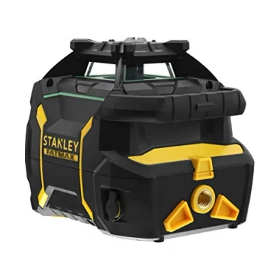 Imagen de STANLEY FATMAX FMHT77448 1 Nivel láser giratorio verde, 600 m, vial 360, incluye detector