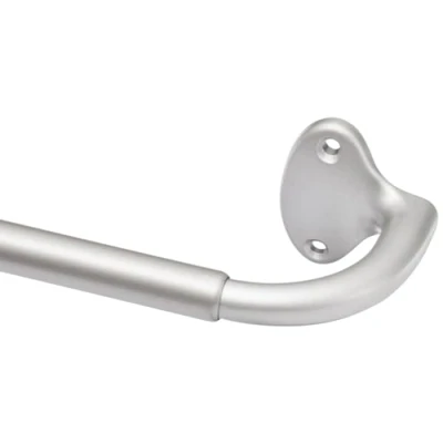 Imagen de Amazon Basics Barra de cortina oscurecimiento, 122 a 224 cm, Níquel