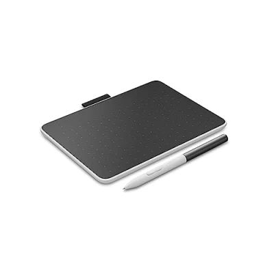Imagen de Tableta gráfica Wacom One S, Lápiz digital, Cable/Bluetooth, Compatible con Windows, Mac, Android y Chrome OS, Blanco