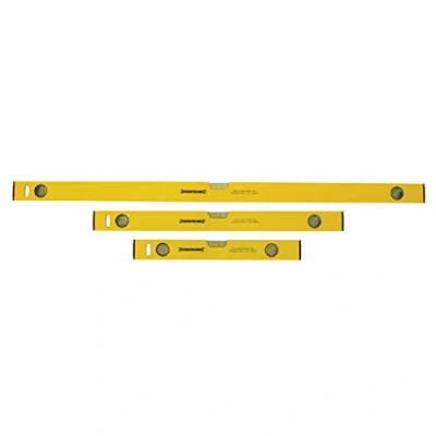 Imagen de Silverline Tools 119688 Niveles para albañil, 3 pzas 400, 600 y 1.000 mm