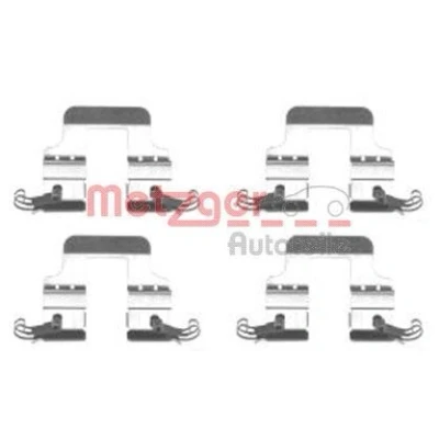 Imagen de METZGER 109 1766 Kit de accesorios, pastillas frenos AUDI: A4 B8 Avant, Q5, A6 C7 Avant