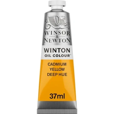 Imagen de Winsor &amp; Newton Winton Tubo de Pintura al Óleo, 37 ML, amarillo (Tono cadmio oscuro)