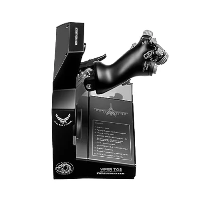 Imagen de Thrustmaster Viper TQS para PC, Sistema de Cuadrante Aceleración Metal, Precisión Con Efecto Hall, 21 Botones Acción, 5 Ejes, Funciones Icónicas Chaff/Flare, licencia