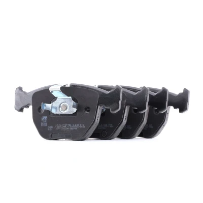 Imagen de FEBI BILSTEIN 16345 Juego de pastillas freno Eje delantero preparado para indicador desgaste con clip émbolo BMW: X5, 5 Berlina, X3