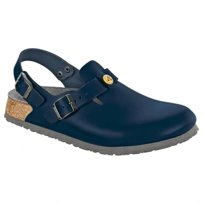 Imagen de BIRKENSTOCK ESD, Zapato Tokio antiestático/Piel Natural, Color, Talla 43 Plantilla Normal Hombre, Azul EU