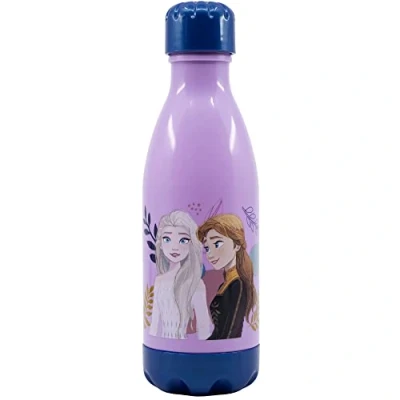 Imagen de Botella de agua infantil reutilizable plástico libre BPA 560 ml Frozen
