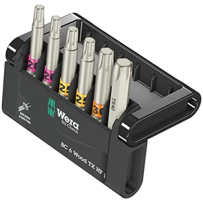 Imagen de Wera 05056470001 Surtido de puntas, Bit Check 6 Wood TX HF 1, piezas