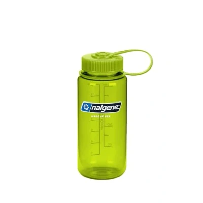 Imagen de Nalgene Sustain Tritan Botella de agua sin BPA hecha con material derivado del 50% residuos plásticos, 16 onzas, boca ancha, verde primavera